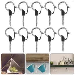 Hooks Ceiling Hook Screws Fasteners Eye Indoor Hanging Self Tapping Bolt Heavy Duty Outdoor