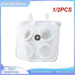 Laundry Bags 1/2PCS Zipper Mesh Bag Household Anti-deformation Washing Machine Shoes Airing Dry Tool Underwear Bra