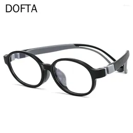 Sunglasses Frames DOFTA Kids Round Silicone Flexible Glasses Frame For Boy Girl Ultralight Optical Eyeglasses 5781