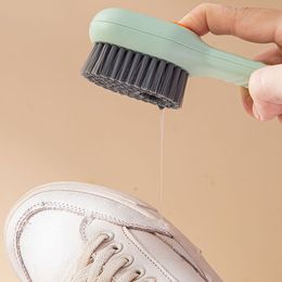 Multifunctional Soft-bristled Shoe Brush Shoe Brush Long Handle Brush Clothes Brush Shoe Clothing Board Brushes Cleaning Tool