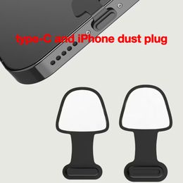 5/25 Charging Port Anti-Dust Dirt Plug For Apple iPhone Samsung S22 S21Ultra USB Type-C Port Protector Silicone Dustplugs Cover