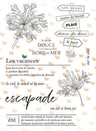 NEW French Clear Stamp Seal For DIY Scrapbooking/Photo Album Decorative Sheets A6531