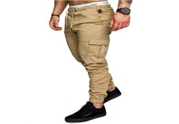 Fashion Mens CrossPants Jogger Pant Chinos Zipper Skinny Joggers Camouflage Designer Harem Pants Long Solid Color Men Trousers 3X5963656