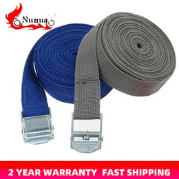 2Pcs 5 Meters Tensioning Belts Adjustable Cargo Straps For Car Motorcycle Bike Ratchet Tie-Down Belt For Luggage Bag Bind Belts