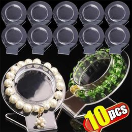 Jewellery Boxes 1-10 pieces of transparent Jewellery display stand bracelet bracelet Organiser stand transparent acrylic bracelet display necklace stand