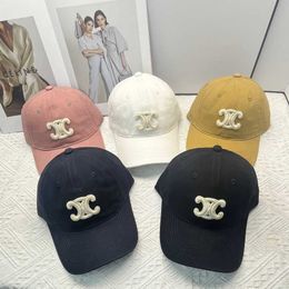 CELIES Sun hat Triumphal Arch High Edition Embroidered Soft Top Baseball Hat with Elevated Skull Four Seasons Couple cap