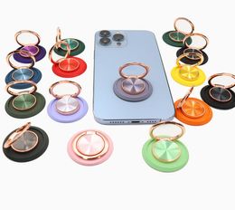 Creative metal color phone holders universal ring holder mobilephone stand finger grip for iPhone every model8714022