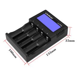 LiitoKala Lii-PD4 Battery Charger LCD Display For 3.7V/3.2V/1.2V/1.5V 18650 26650 26700 21700 18350 AA AAA battery Test Capacity