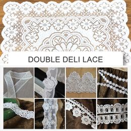 White Lace Table Cloth Embroidery Table Cloth Wedding Tea coffee Tablecloth Kitchen Party Christmas New Year Decor