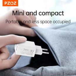 PZOZ 38W USB Type C Charger Fast Charging For iPhone 15 14 13 12 Pro Max Plus PD 20W QC 3.0 Phone Quick Charge Dual Travel Plug