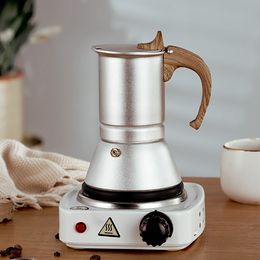 150/300ML Portable Matte Moka Pot Coffee Maker Coffee Percolator Aluminum Mocha Espresso Coffee Brewer Utensils Cafe Accessories