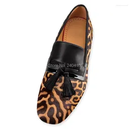 Casual Shoes Men Low Heel Est Style Spring Comfortable Shallow Handmade Slip On Loafers Fashion Design