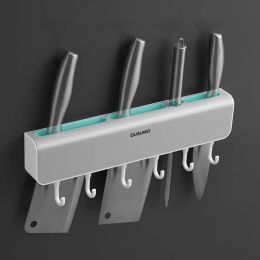 Knife Rack Wall Mounted Kitchen Knife Storage Container Multifunctional Home Kitchen Tool Storage Box Cutlery Storage Holder