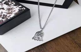 New cartoon ghost designer jewelry doublesided couple models hiphop designer necklace9559170