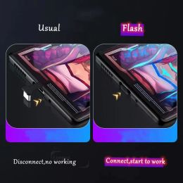 For Xiaomi Redmi Note 11 10 9 8 Pro Selfie Luminous Flash Case For Redmi K40 K50 Game Mi Poco X3 X4 F3 F4 Anime Lucy LED Capa