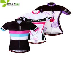 WOSAWE Women039s Short Sleeve MTB Jerseys Bike Sportswear Breathable Clothing Downhill Bicycle Cycling Shirts Ladies8684058