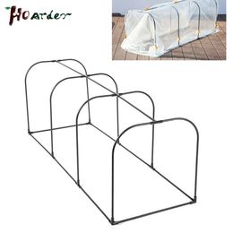 Portable Mini Greenhouse Garden Green House Bracke with cover Steel Tube Outdoor Greenhouse Tent fit for Planter or Garden Bed