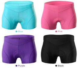 Cycling Shorts Women Shockproof Mountain Bike Shorts Comfortable Underwear Gel 3D Padded Bicycle Cycling Biking4061906