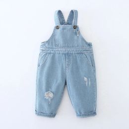 Trousers Baby Jeans Overalls Pants For Girls Boys Jumpsuit For Baby Spring Toddler's Overalls Toddler Girl Casual Playsuit Trousers 936M