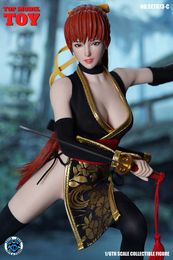 SUPER DUCK SET073 1/6 Japanese Women Samurai Ninja Head Sexy Costume Clothes Set Model Fit 12'' TBL S10D Female Soldier Body