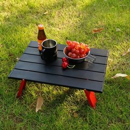 Camp Furniture Outdoor Camping Portable Table Storage Aluminum Light Travel Folding Equipment Supplies