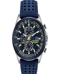 Men039s Watch Top Luxury Business Quartz Watch Men Waterproof Blue Angel World Chronograph Casual Steel Band Watch For Men 22043469132