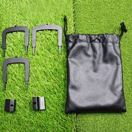Putt ment & Control | Premium Golf Goal Door Aluminium Alloy Target Set Golf Push Shot Goal Aim Gate Accessories 6x