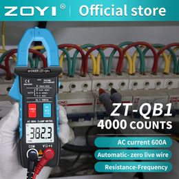 ZOYI Digital Clamp Metre ZT-5BQ True RMS 6000 DC/AC 100A 1mA Ammeter multimeter Car Current Voltmeter capacitance temp Hz tester