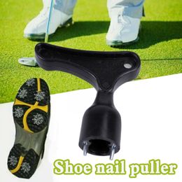 1Pc Golf Spike Wrench Plastic Black Golf Shoe Cleats Accessories Spike Aids Removal Tool Tranning Wrench Club N1D5