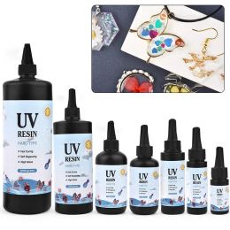 Hard UV Resin Glue Crystal Clear Ultraviolet Curing Epoxy Resin UV Glue Solar Cure Sunlight Activated DIY Jewellery Making Tools