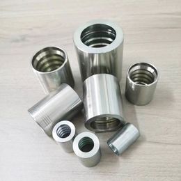 Squeeze Tube Hydraulic Ferrule Joint Withholding Type Sleeve Sleeve Shell 6 -32mm Hydraulic Steel Wire Hose Withholding Joint