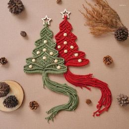 Tapestries Direct Selling Christmas Tree Macrame Neutral Boho Xmas Family Holiday Decor Decoration Gift Door