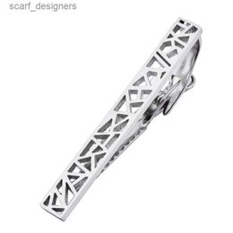 Krawattenclips Top -Qualität Neues Design einfacher Tie Bar Klassische Krawattenclip für Men Party Geschenk Y240411