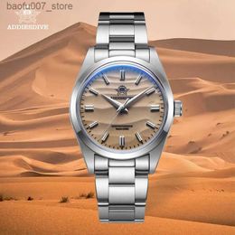 Wristwatches ADDIESDIVE New 36MM Mens Watch Luxury Pot Lid Glass AR Coating Quartz ES 10bar Waterproof Reloj Hombre AD2030