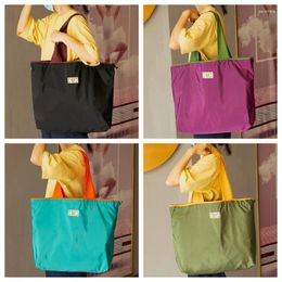 Storage Bags 4pcs Reusable Shopping Bag Drawstring Vegetable Fruit Fashion Shoulder Handbag Supermarket Grocery