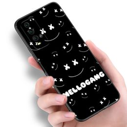 DJ Marshmallow Phone Case For Xiaomi Redmi Note 5 6 9T K20 K40 K50 Pro 7A 8A 9A 9C 9i 10A 10C A1 S2 Soft TPU Black Cover