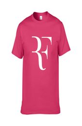 New Roger Federer RF Tennis T Shirts Men Cotton Short Sleeve Perfect Printed Mens TShirt Fashion Male Sport Oner sized Tees ZG79150814