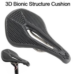 3D printed bicycle saddle MTB honeycomb bionic structure comfortable cushioning durable non-slip road bike accessories