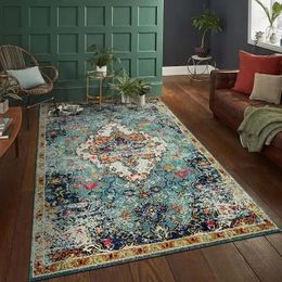 Carpets VIKAMA 40 60CM American Persian Living Room Carpet El Home Bedroom Carpeted Exotic Nationalities Windswept Rug