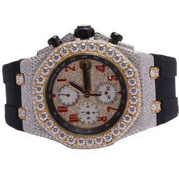 Luxury Looking Fully Watch Iced Out For Men woman Top craftsmanship Unique And Expensive Mosang diamond Watchs For Hip Hop Industrial luxurious 34366