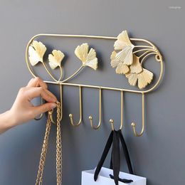 Hooks Creative Light Luxury Hook Key Storage Wall Hanging Fitting Room Coat Rack Hanger