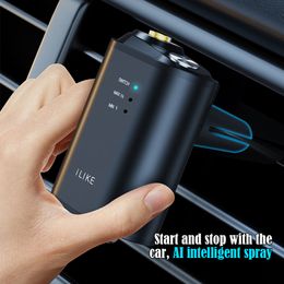 Ultrasonic Air Humidifier Universal Car Automatic Air Freshener Smart Perfume Fragrance Spray Air Purifier Car Interior Decor