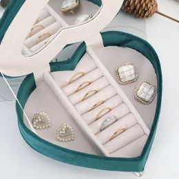 High-end Jewellery Storage Box Dutch Velvet Sofa Necklace Holder Light Luxury Ornaments Box Earring Showing Box