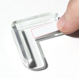 1 Set Soft Table Corner Protector Transparent Edge Protector Self-adhesive Anti-bump Tables Edge Corner Guard