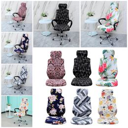 Chair Covers Elastic Game Slipcovers Universal Ergonomic Polyester Arm Seat Cover Rest For Swivel Computer