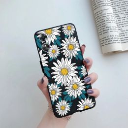 For OPPO A17 Phone Case CPH2477 Flower Butterfly Casing TPU Soft Silicone Back Cover for Oppo A17 A 17 Shell OppoA17 Bumper Capa
