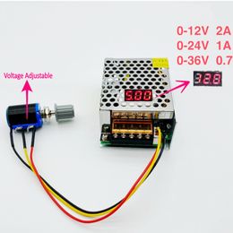 AC to DC Converter 110v 220v to 0-12V 24v 36v 25W Digital Display Voltage Adjustable Switch Regulated Power Supply