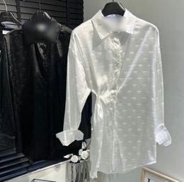 Новые женские рубашки солнцезащитные крема для роскошной бренды дизайнерские блюдовые рубашки Печать