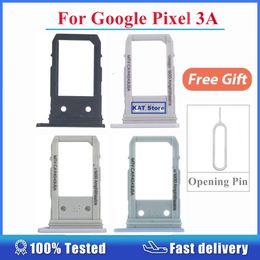 For Google Pixel 3A SIM Card Holder Slot Sim Tray With Eject Pin Tool Replacement Parts