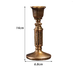 Candle Holders Vintage Style Holder Taper Candelabra Pedestal Creative French Candlestick Stand For Table Fireplace Garden Decor